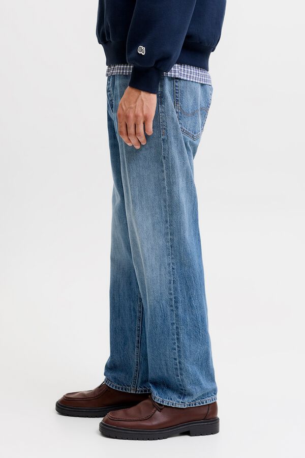 Jack & Jones Vaquero loose tiro alto azul