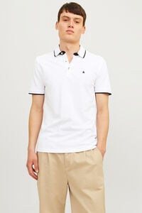 Jack & Jones Camisa polo de algod&atilde;o de manga manga curta