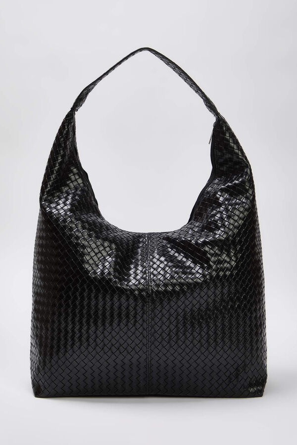 Trendyol Mala tote bag com n&eacute;cessaire preto