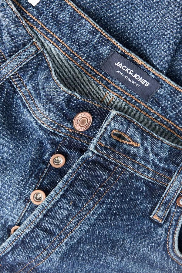 Jack & Jones PLUS Jeans slim cinco bolsos azul
