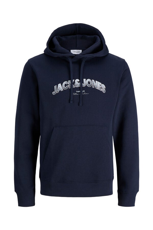 Jack & Jones PLUS Sweatshirt com capuz azul