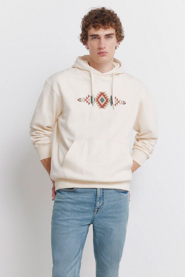 Springfield cal&ccedil;a jeans skinny de lavagem m&eacute;dia e tingimento sobreposto azul