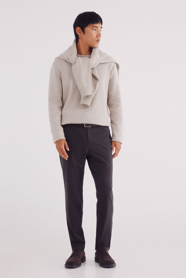 Springfield Calça calças chino Paul Comfort Fit cru