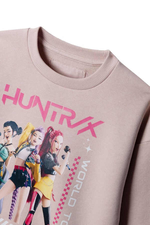 Springfield Kids Sweatshirt "KPOP HUNTRIXX" menina rosa