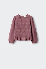 Springfield Kids Blusa em tecido favo de mel para menina rosa