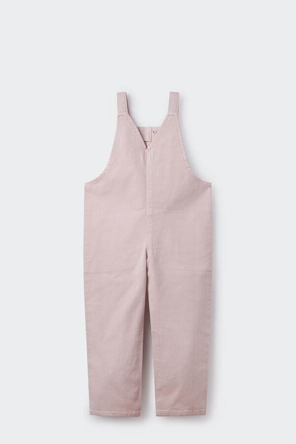 Springfield Girls' dungarees with pockets pink