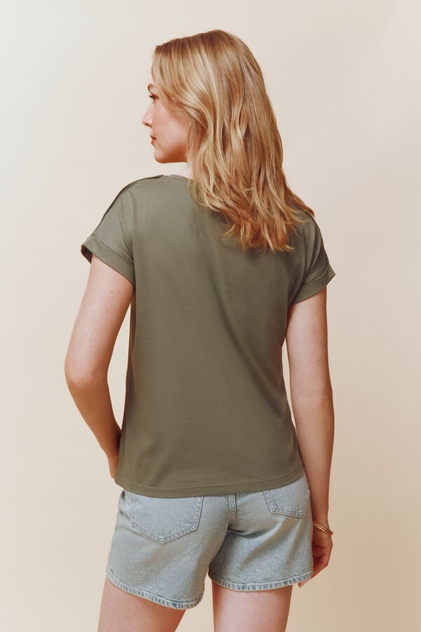 Springfield T-shirt "Sim a tudo como lema na vida" estampado