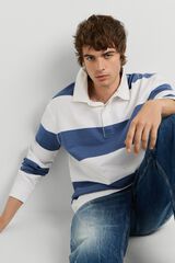 Pepe Jeans Polo de rugby &agrave;s riscas azul