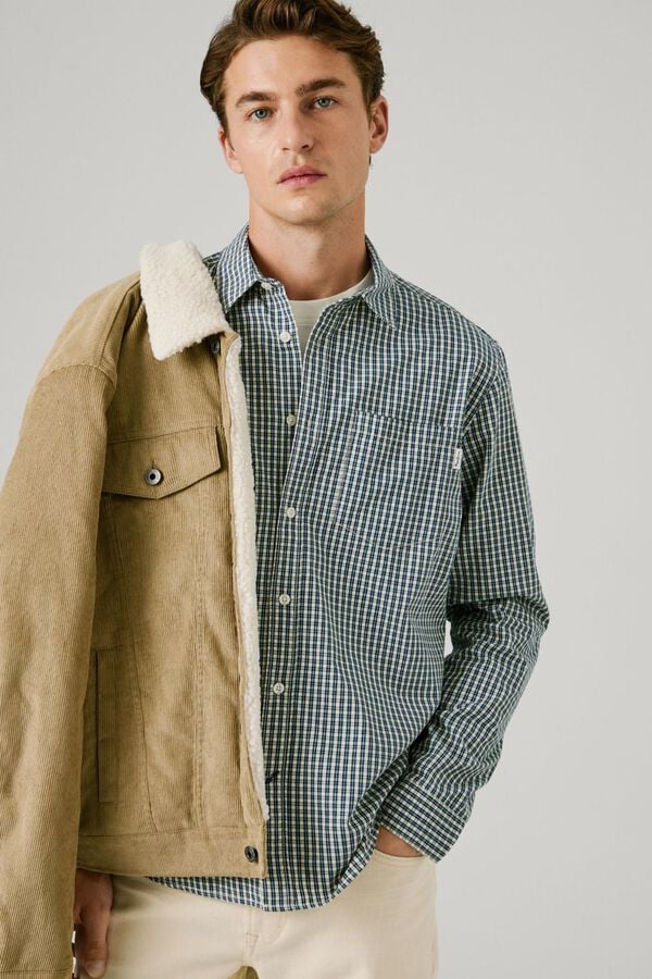Pepe Jeans Regular Fit Plaid Shirt blue