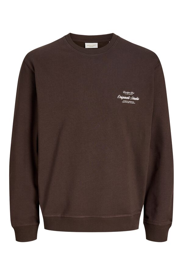 Jack & Jones Sweatshirt gola redonda castanho