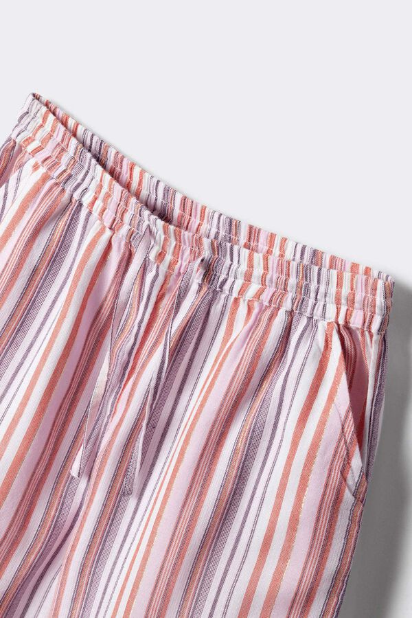 Springfield Kids Conjunto de cal&ccedil;as para menina em lurex rosa