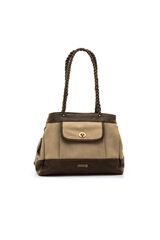 MTNG Mala tote bag estampada bege