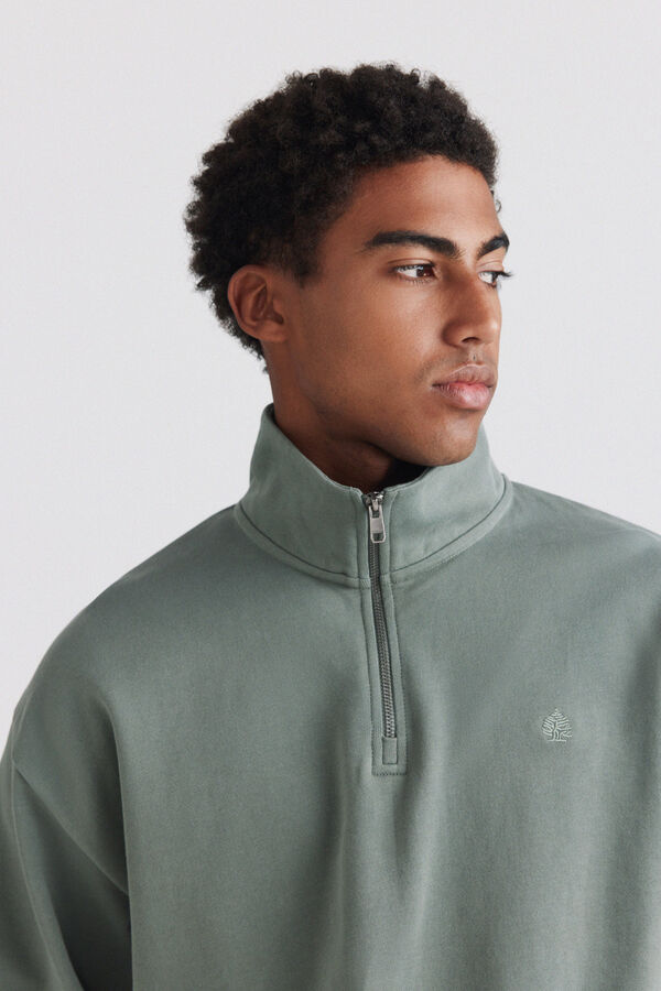 Springfield Sweatshirt gola camionista verde
