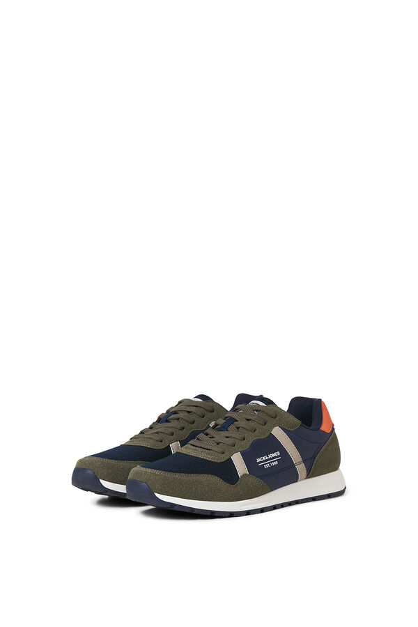 Jack & Jones t&ecirc;nis esportivos de tecido de malha verde