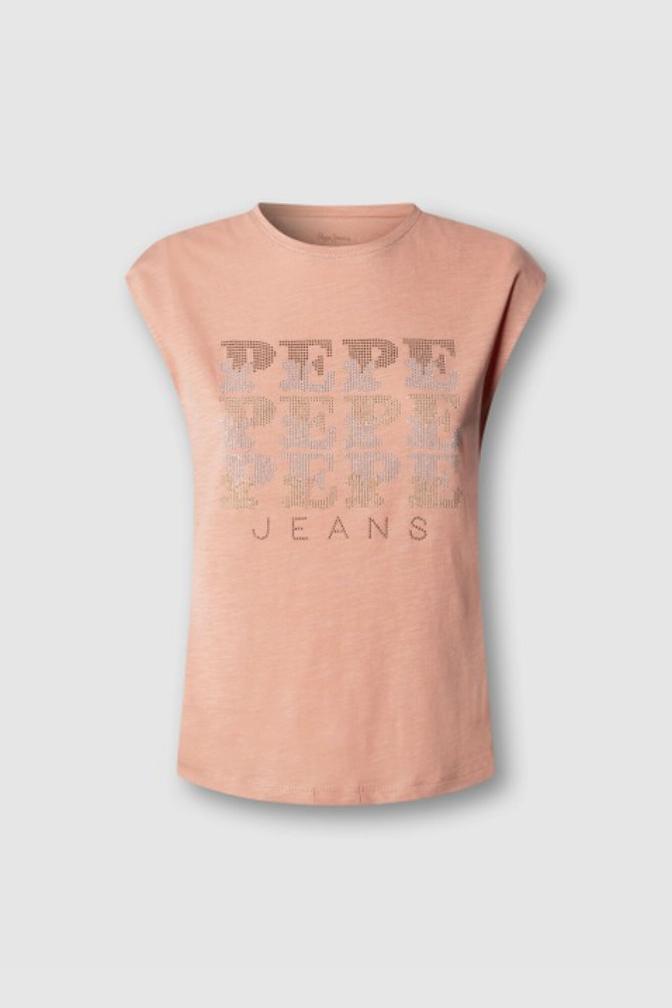 Pepe Jeans Camisa sem mangas gola redonda