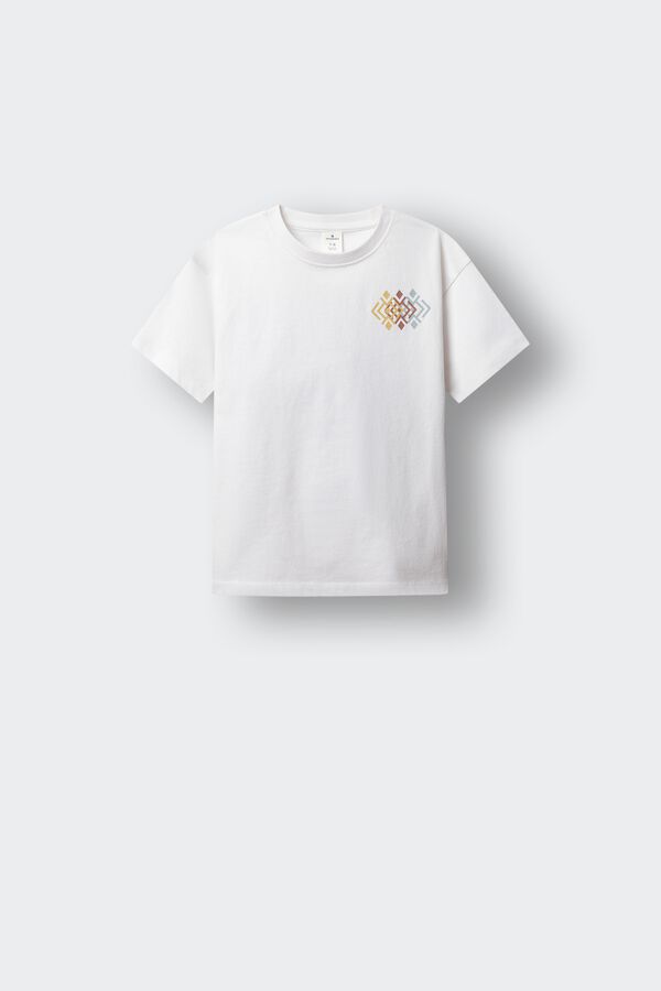 Springfield Kids T-shirt &eacute;tnica de crian&ccedil;a bege