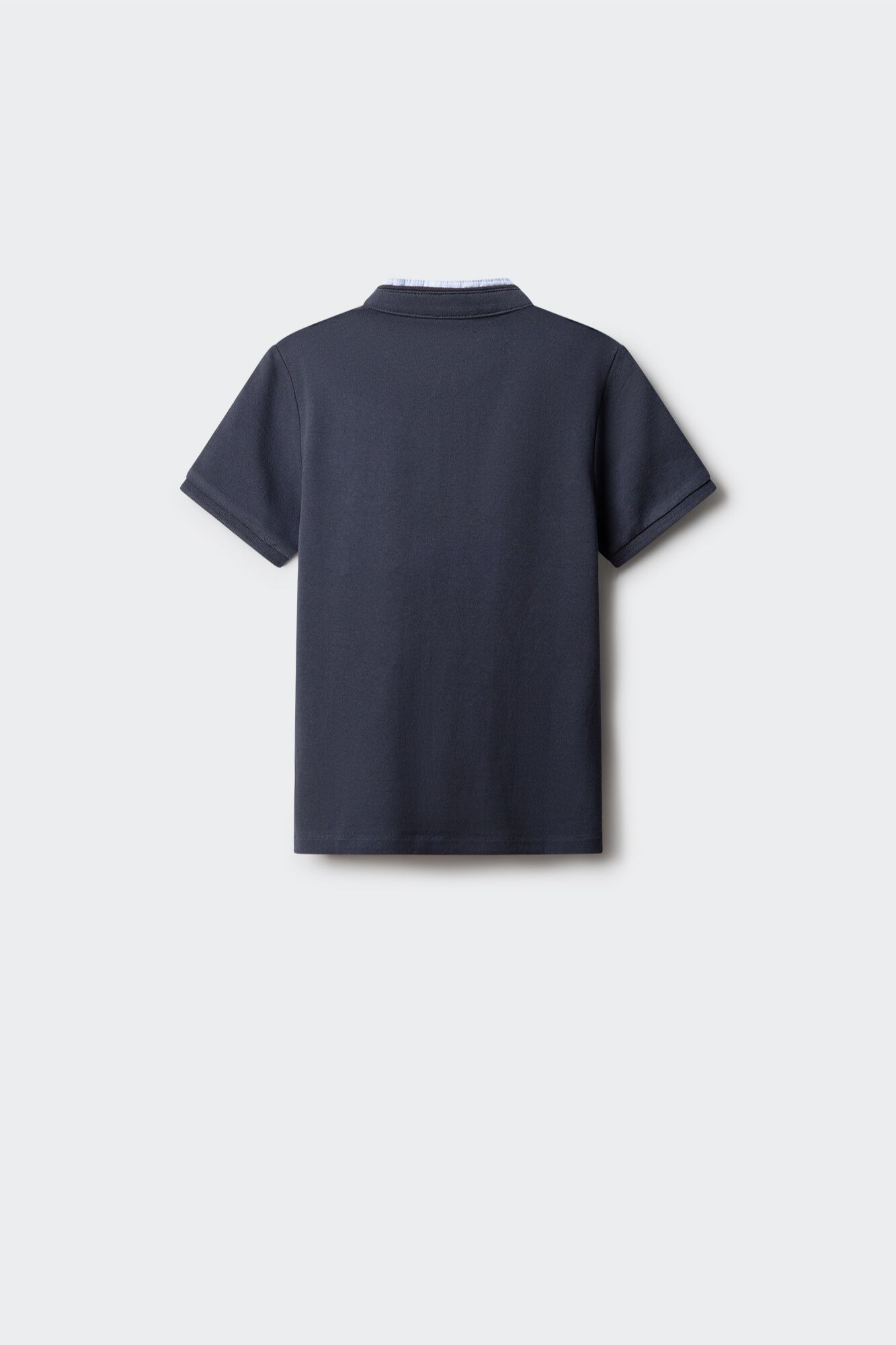 Springfield Kids Polo gola mao em chambray menino