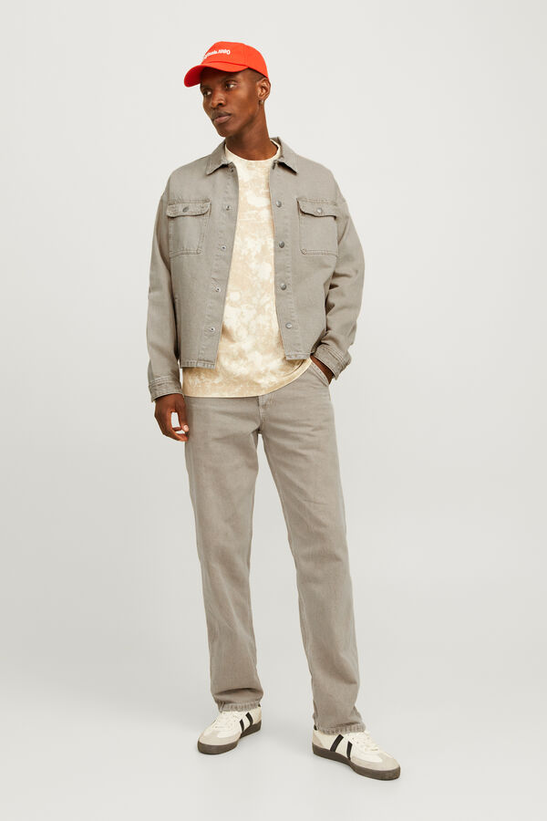 Jack & Jones Calça jeans larga cru