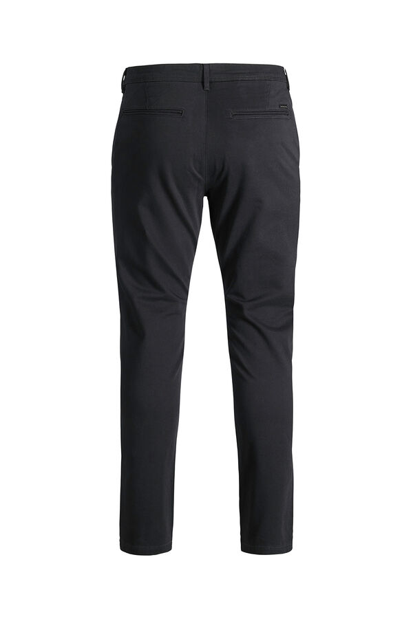 Jack & Jones Calças chino slim fit preto