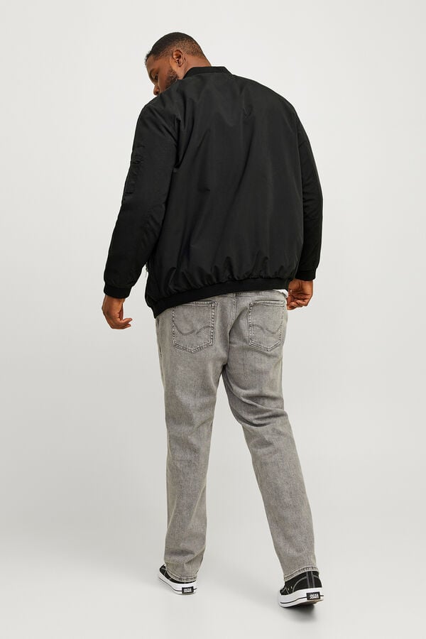 Jack & Jones PLUS Lightweight bomber jacket black