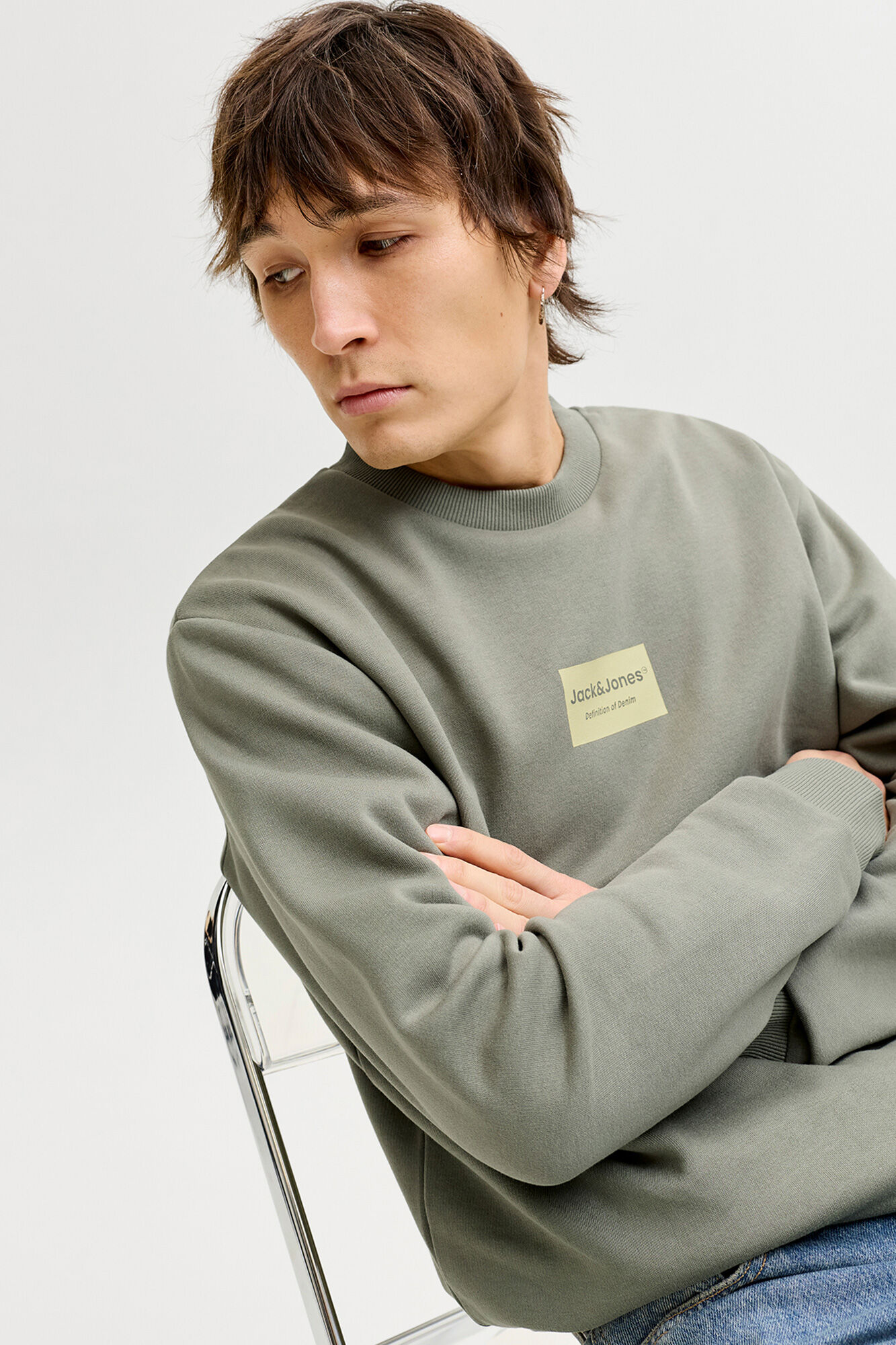 Jack & Jones Sweatshirt gola redonda em felpa