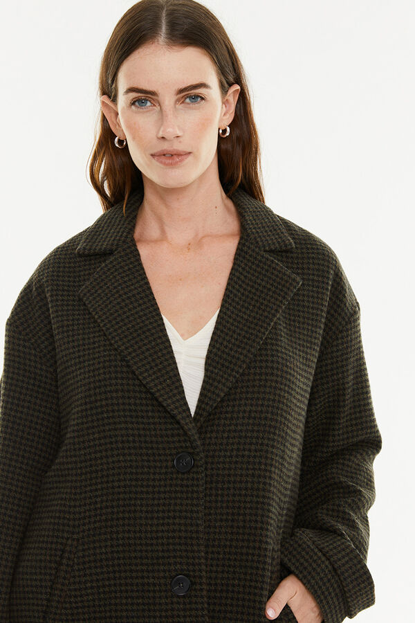 System Action Casaco xadrez verde