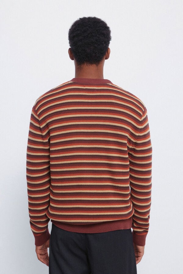 Springfield Cardigan com casaco de malha em botões vermelho