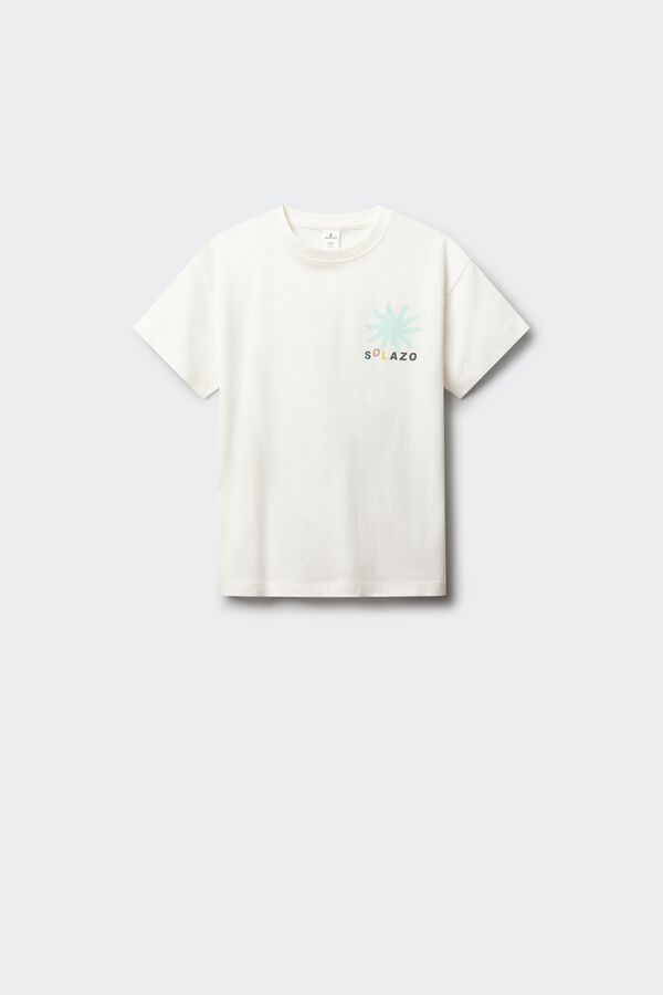 Springfield Kids T-shirt de manga curta solazo crian&ccedil;a bege
