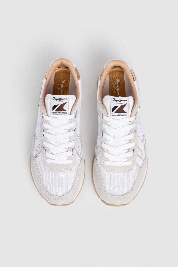 Pepe Jeans Sapatilhas Running Retro branco
