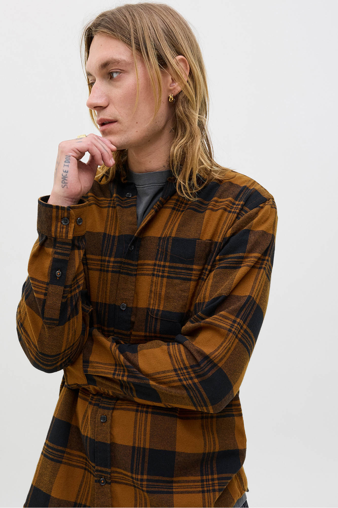 Jack & Jones Camisa xadrez regular fit