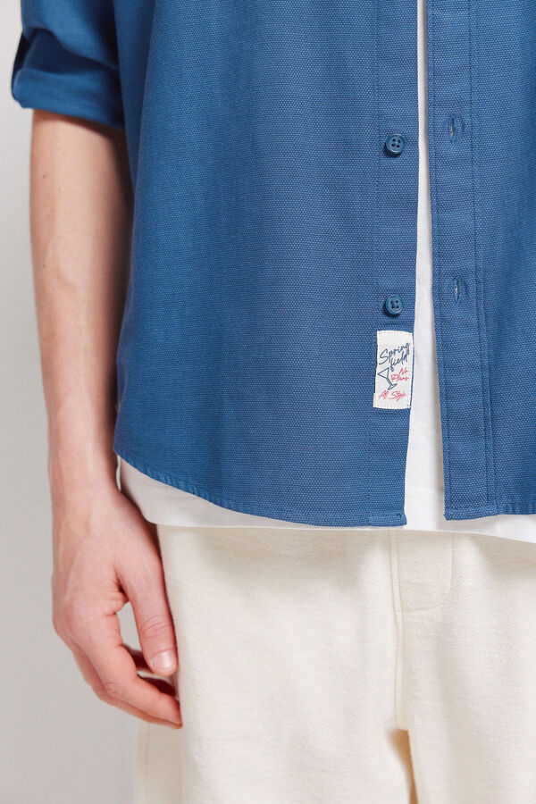 Springfield Camisa com estrutura azul