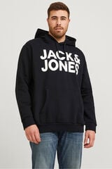 Jack & Jones PLUS Sweatshirt logo grande preto