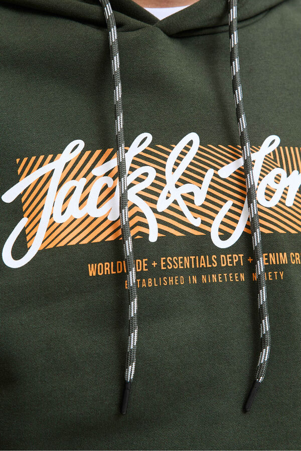 Jack & Jones sweatshirt e logo verde