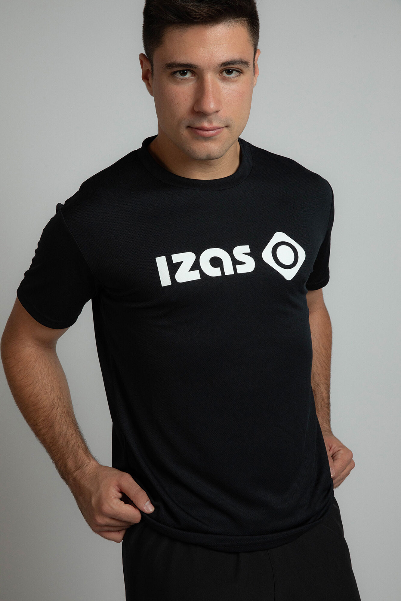 Izas T-shirt t&eacute;cnica de manga curta com logo
