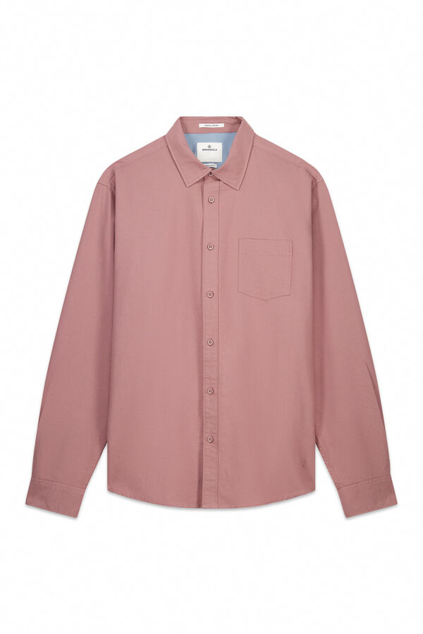 Springfield Camisa Oxford colorida rosa