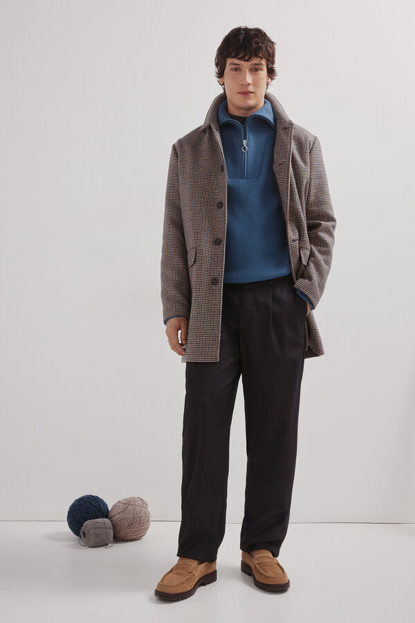 Springfield Casaco sobretudo castanho