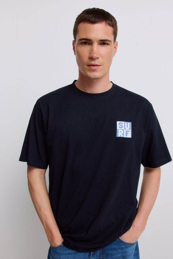 Springfield T-shirt de surf azul