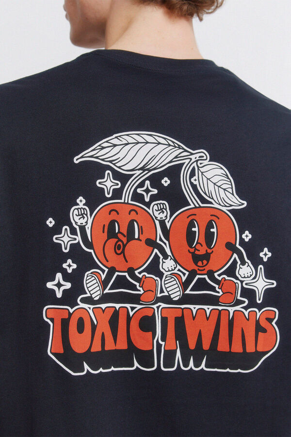 Springfield T-shirt Aerosmith azul