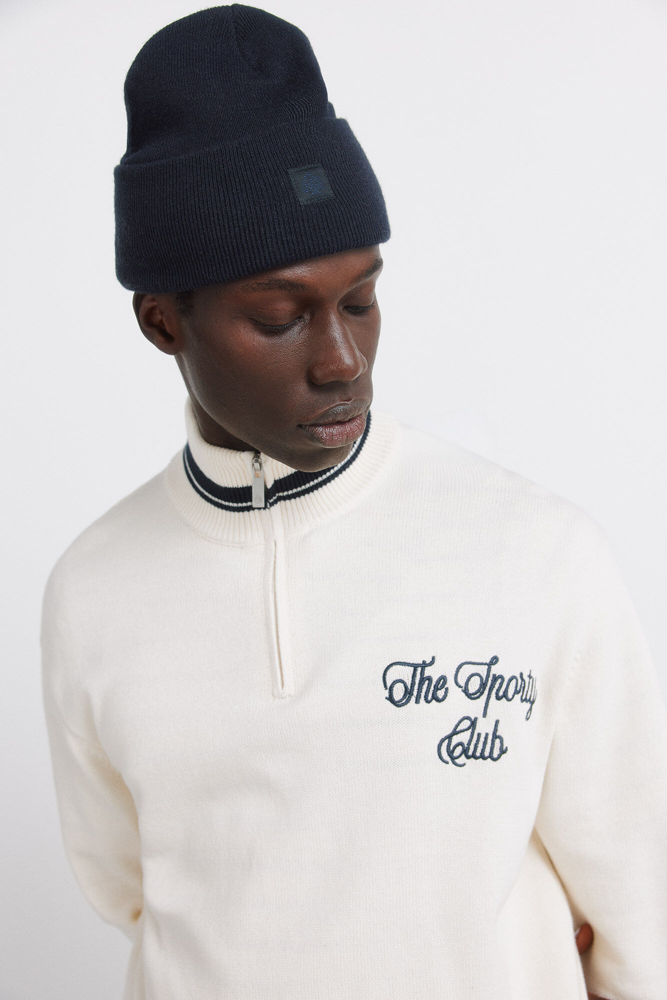 Springfield Camisola b&aacute;sica com fecho de fecho-&eacute;clair