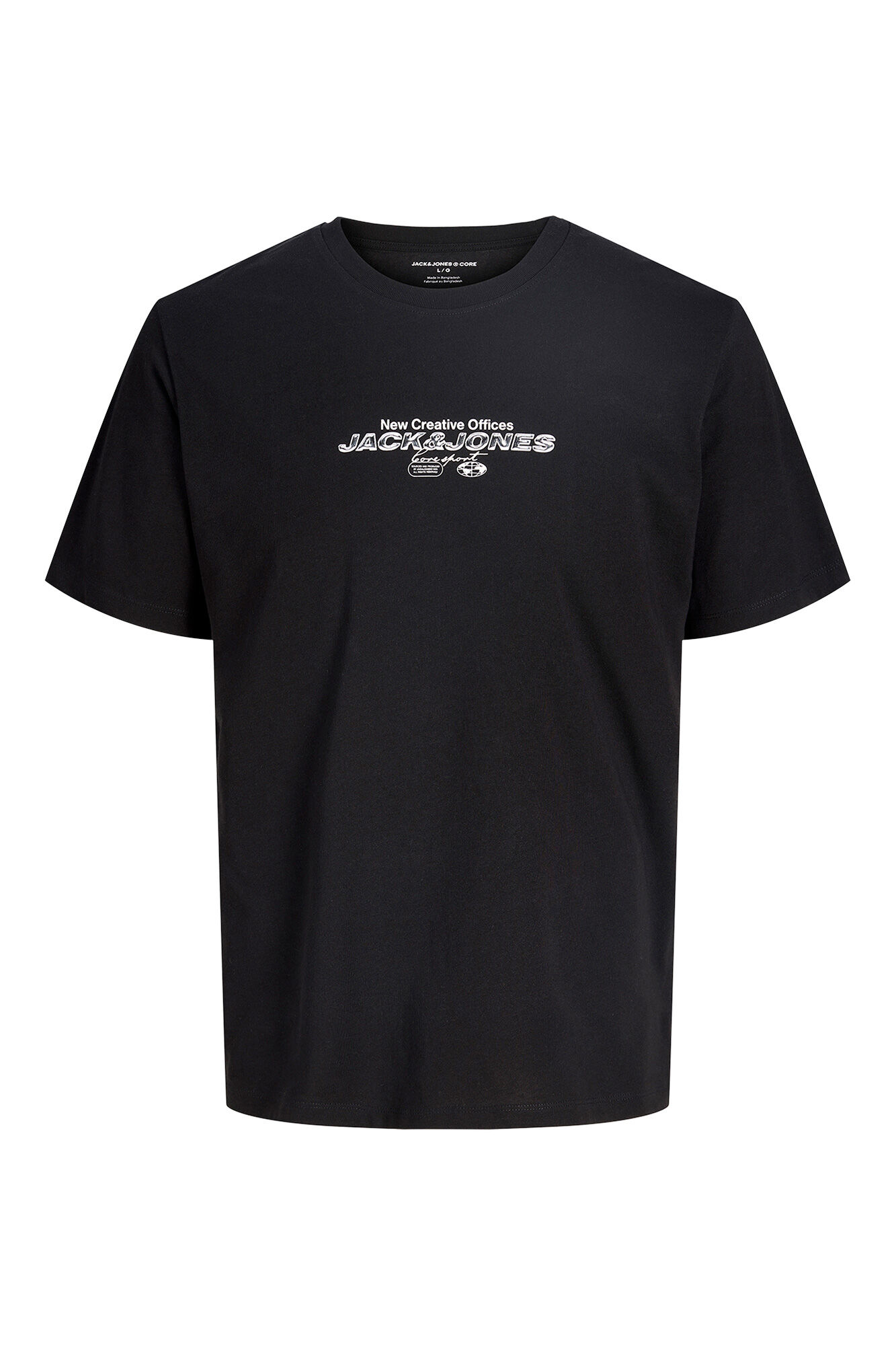 Jack & Jones T-shirt b&aacute;sica manga curta