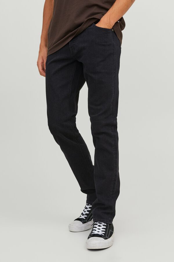 Jack & Jones Jeans slim cinco bolsos preto