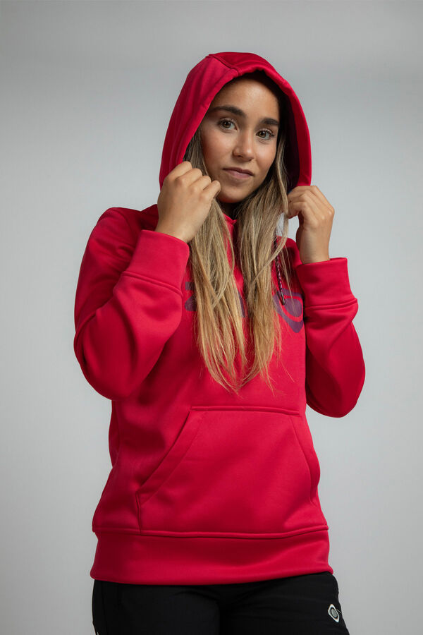 Izas Sudadera con capucha fucsia