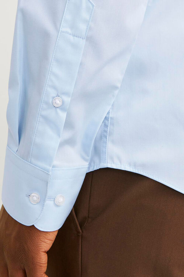 Jack & Jones Camisa gola mao azul