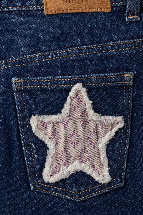 Springfield Kids Saia denim menina azul