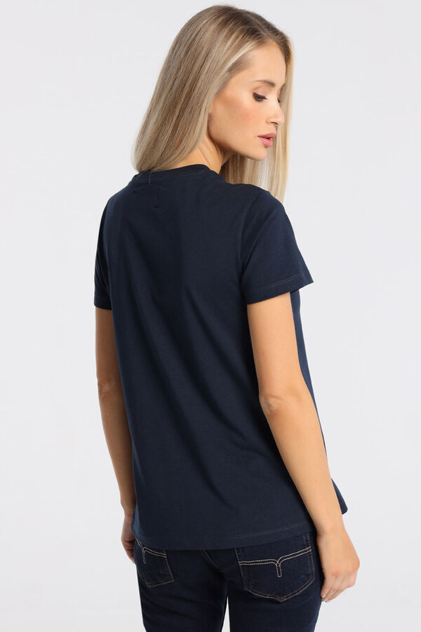 Lois  T-shirt manga curta azul