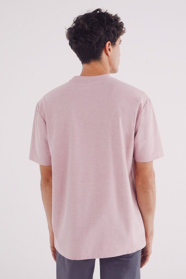 Springfield Camisola piqué oxford rosa