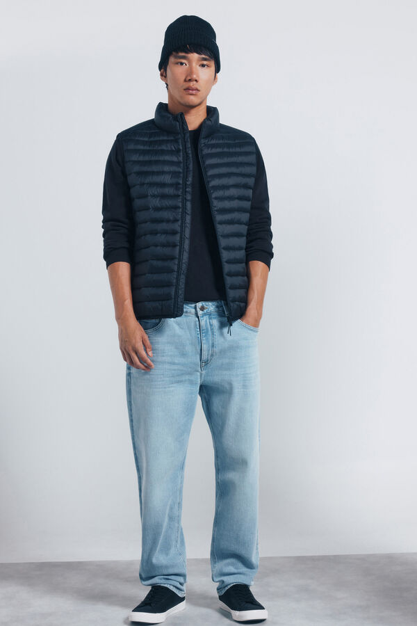 Springfield Colete acolchoado preto