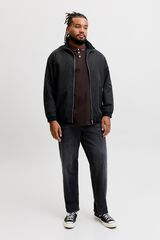 Jack & Jones PLUS Blus&atilde;o bomber preto