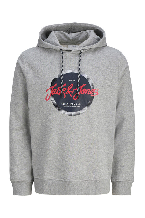 Jack & Jones sweatshirt e logo cinzento