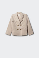 Springfield Kids Trench curto para menina castanho